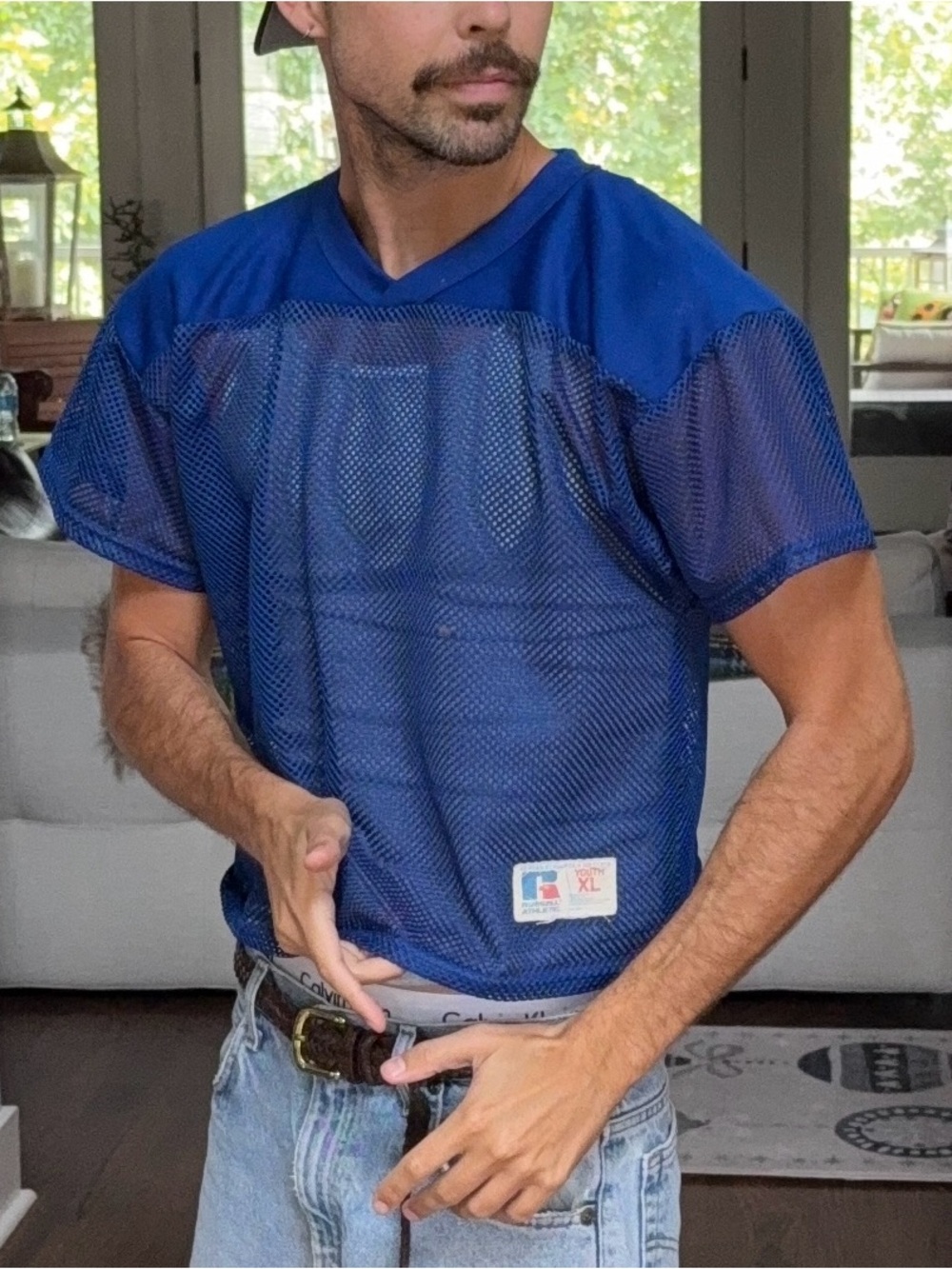 Vintage Russell Athletic Mesh Football Jersey 🏈